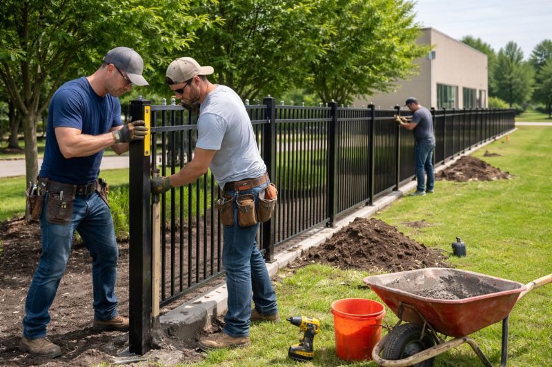 Commercial Metal Fence Service in Littleton, CO