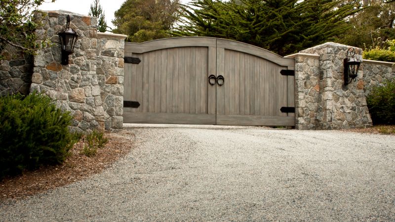 Wooden Driveway Gate