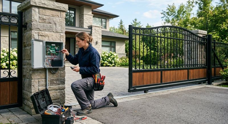Electric Gate Installation in Cary, NC