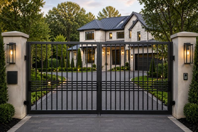 Entrance Gate Installation in Plano, TX