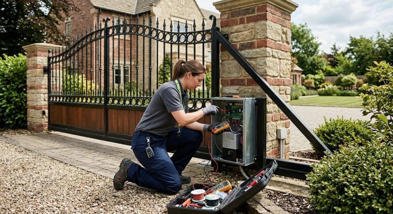 Entrance Gate Installation in Toms River, NJ