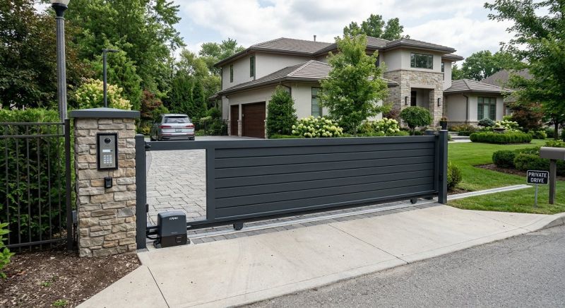 Motorized Gate Installation in Annapolis, MD