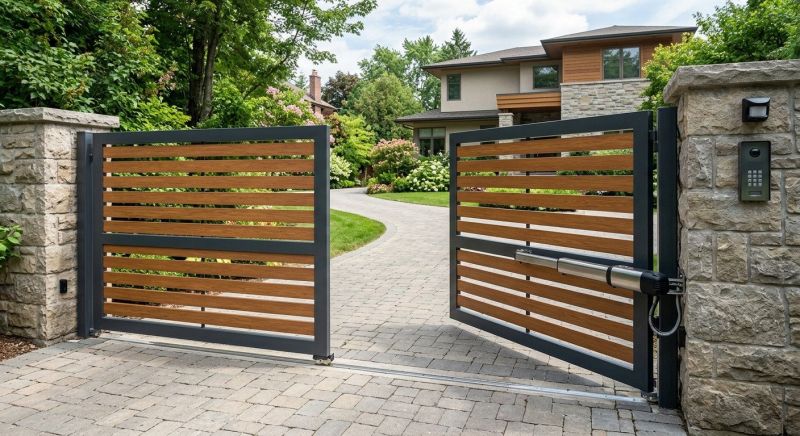 Motorized Gate Installation in Toms River, NJ