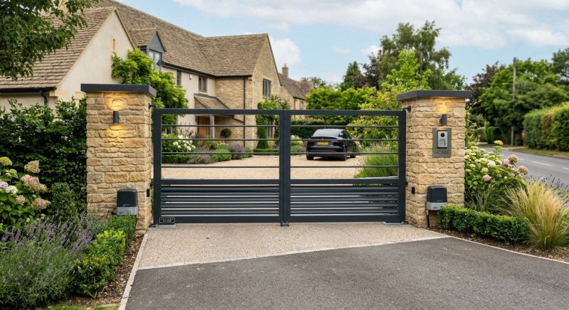 Electric Gate Installation in Plano, TX